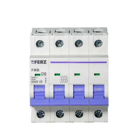 FMB-C 10kA 4P 10 х-ка C Автоматический выключатель